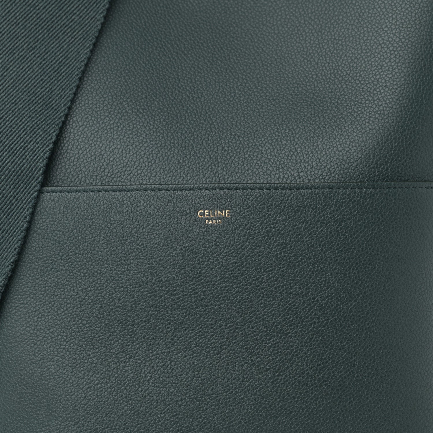 Celine Soft Grained Calfskin Sangle Bucket Bag Amazone 9 of 11