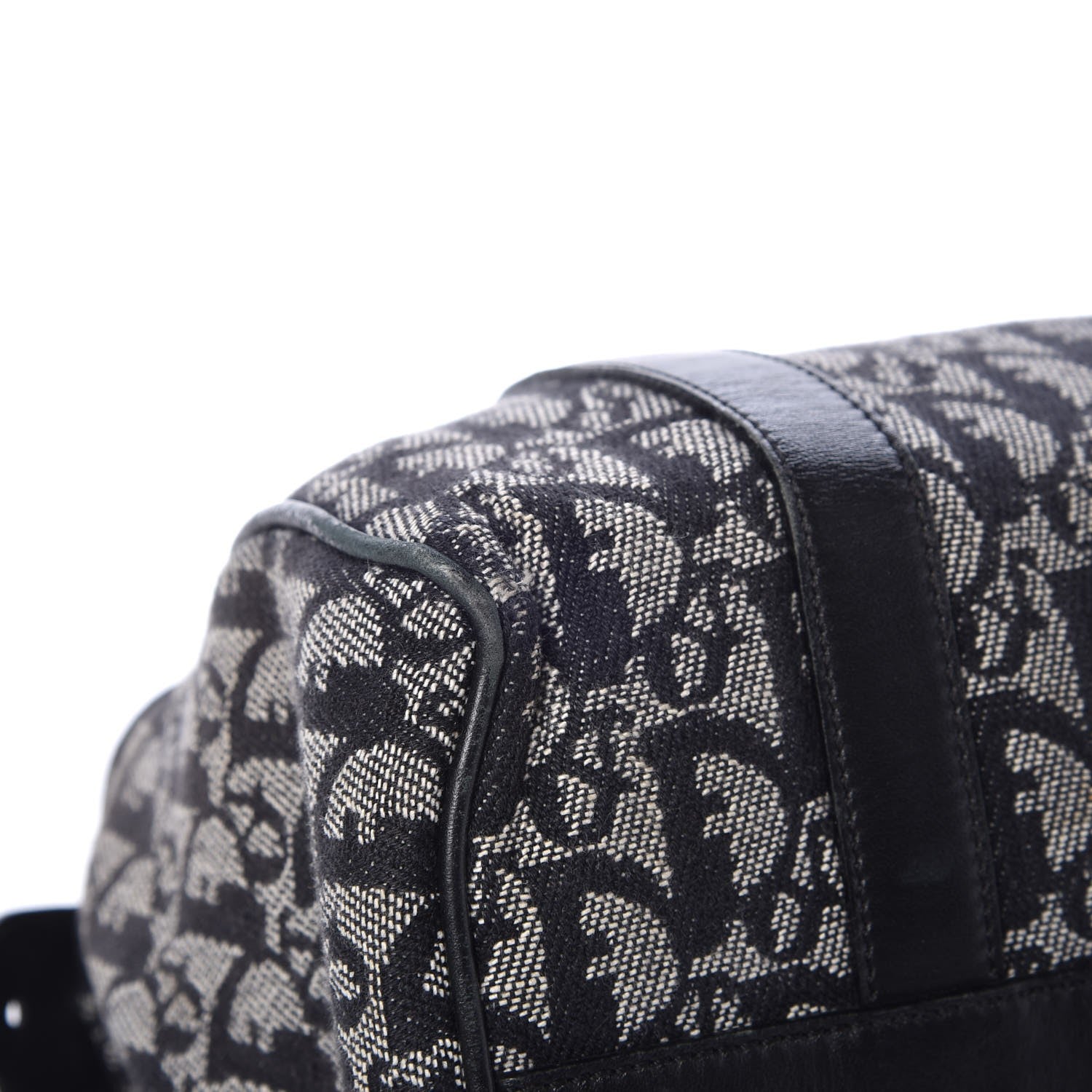 Christian Dior Denim Monogram Boston Navy 11 of 22