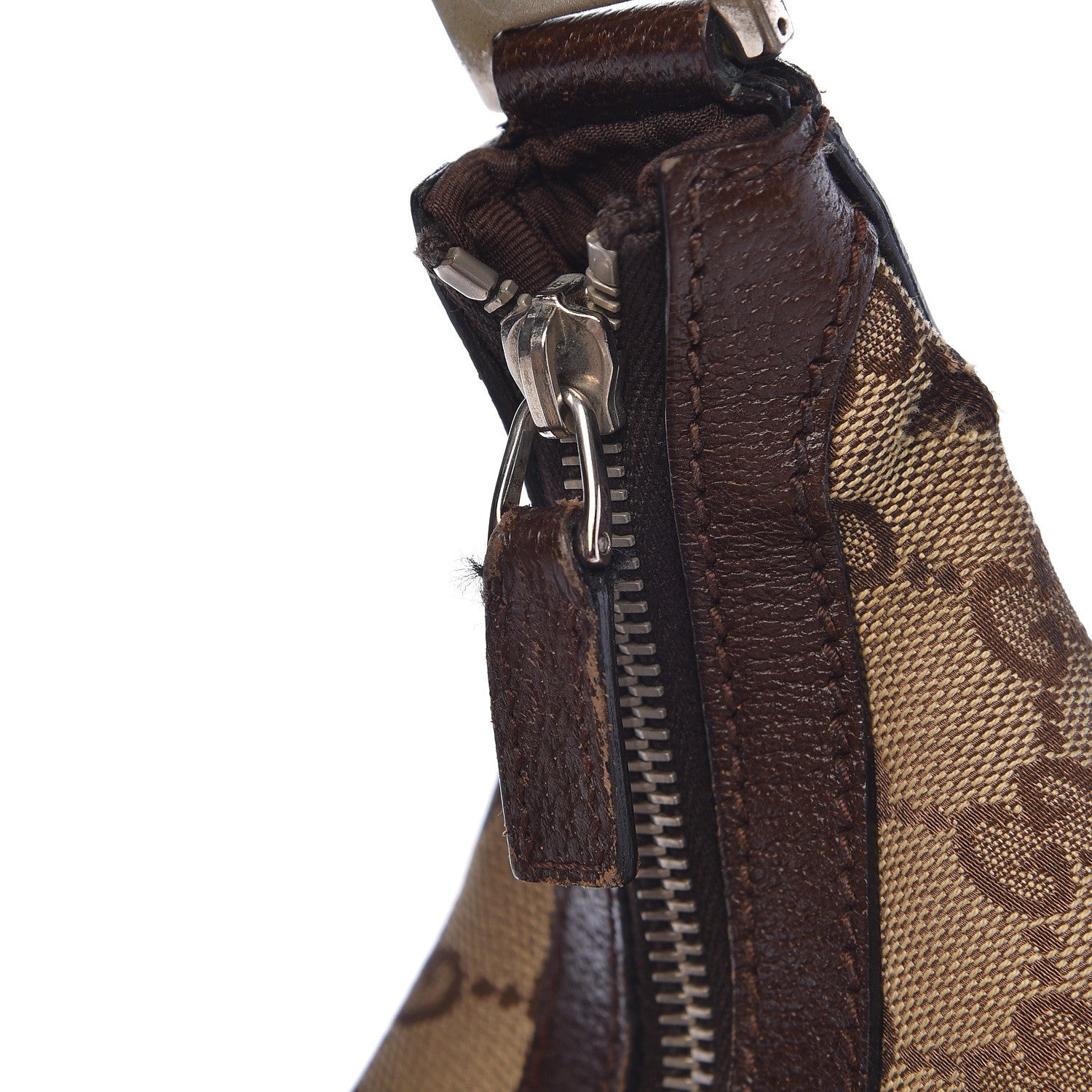 Gucci Monogram Medium Pop Hobo Dark Brown 9 of 16