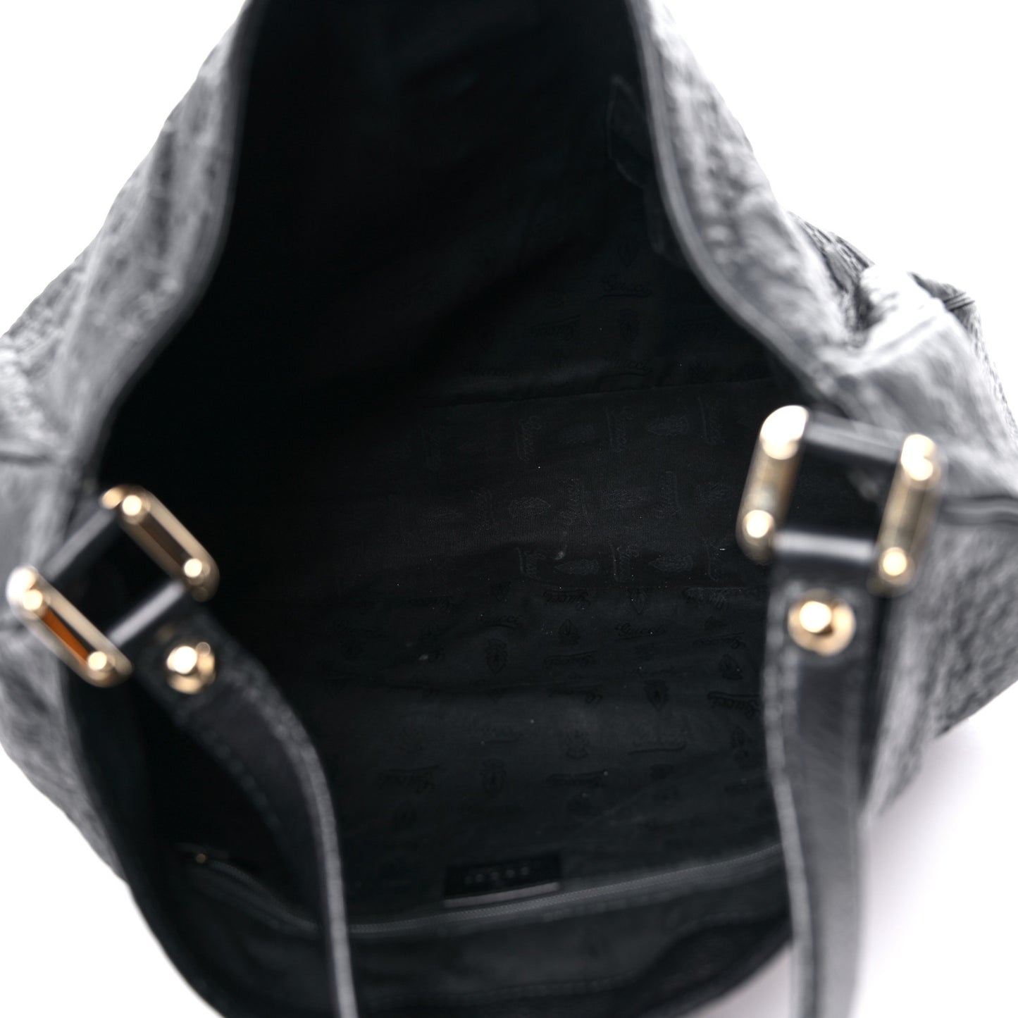 Guccissima Large New Ladies Web Hobo Black