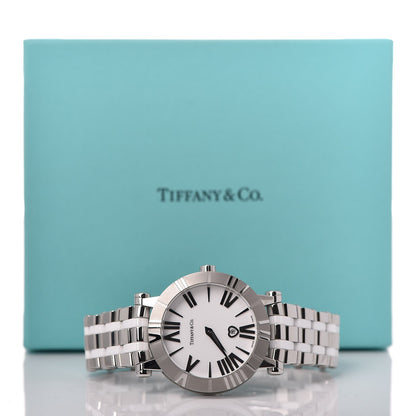 Tiffany Stainless Steel Ceramic 36mm Atlas Quartz Watch 8 of 8