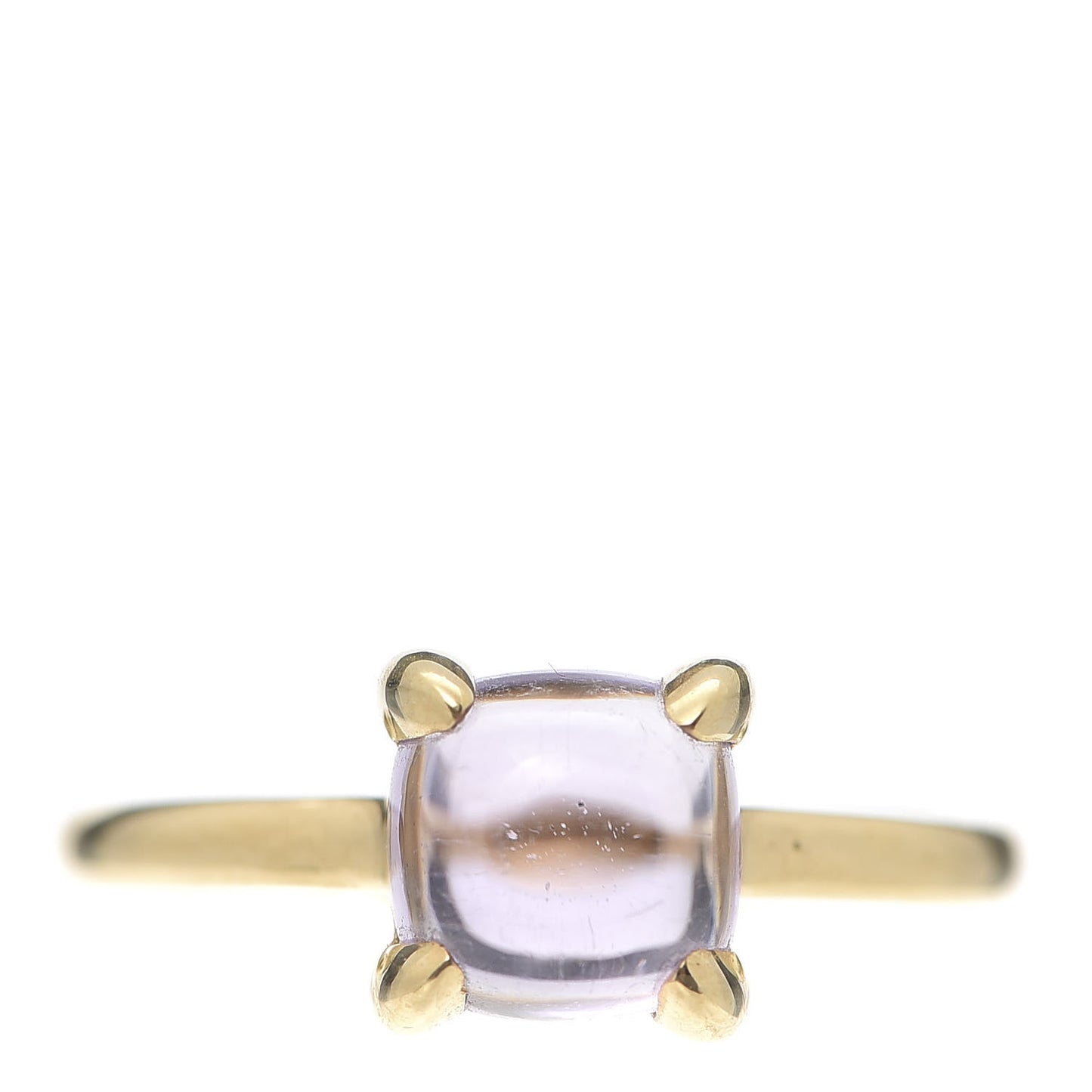 18K Yellow Gold Amethyst 7mm Paloma Picasso Sugar Stacks Ring 49 5