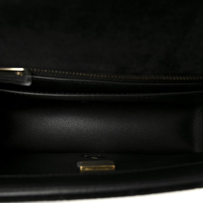Chanel Velvet Quilted Mini Rectangular Pearl Crush Flap Black 5 of 11