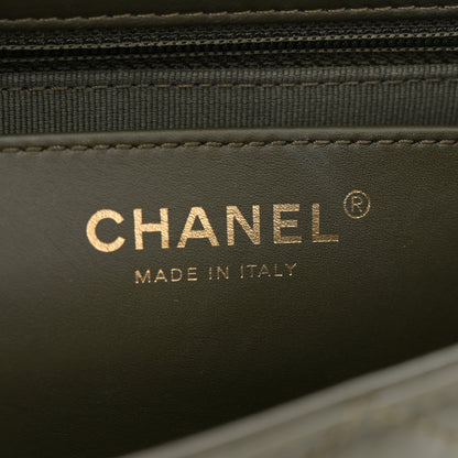 Chanel Lambskin Quilted Small Pillow Crush Flap Khaki 7 of 11