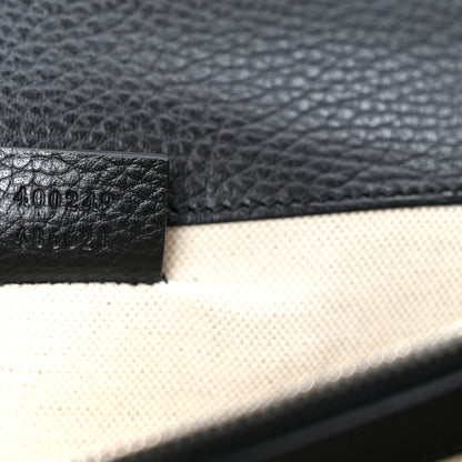 Gucci Pebbled Calfskin Small Dionysus Shoulder Bag Black 6 of 11
