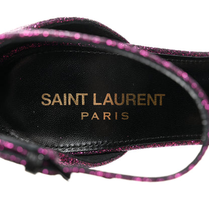 Saint Laurent Evora Amber 85 Astrap Sandals 37 Pink 7 of 9