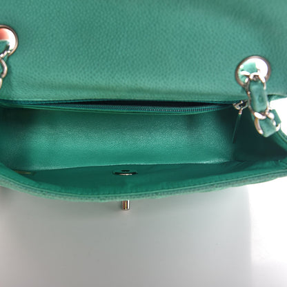 Chanel Iridescent Caviar Quilted Mini Rectangular Flap Green 5 of 9