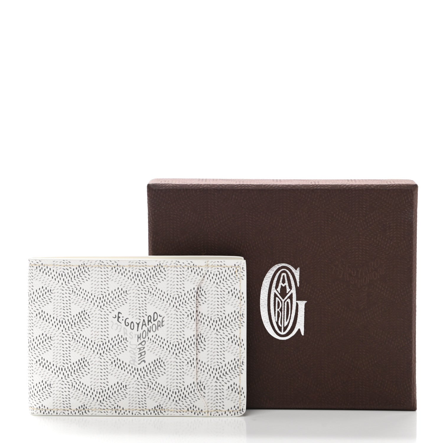 Goyard Goyardine Multi Slot Bi-Fold Wallet White 7 of 7