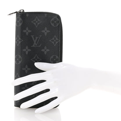 Louis Vuitton Monogram Eclipse Vertical Zippy Wallet 2 of 6