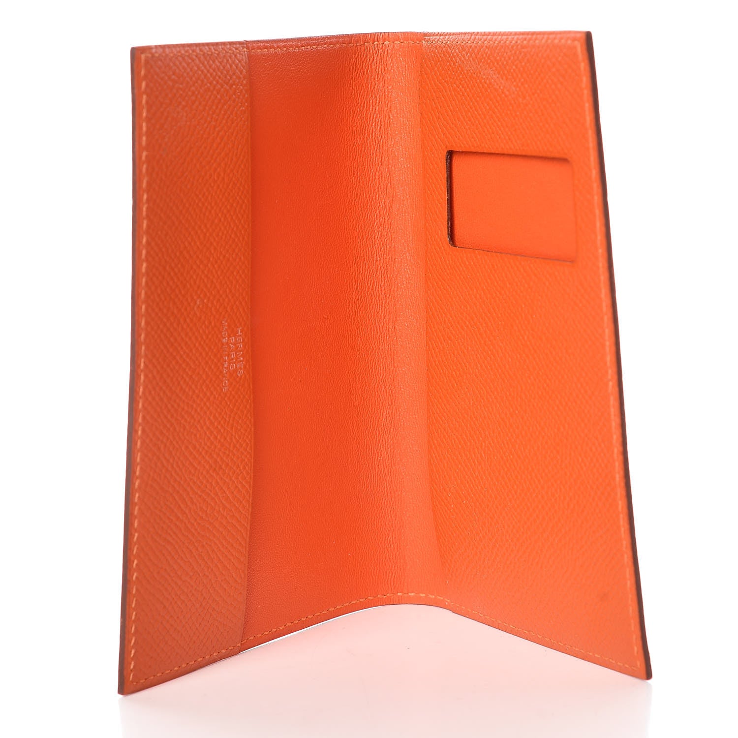 Hermes Epsom MC2 Magellan Passport Holder Orange 5 of 8