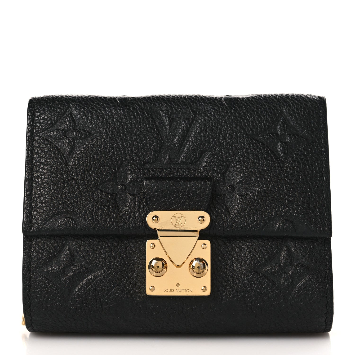 Louis Vuitton Empreinte Metis Compact Wallet Black 1 of 6