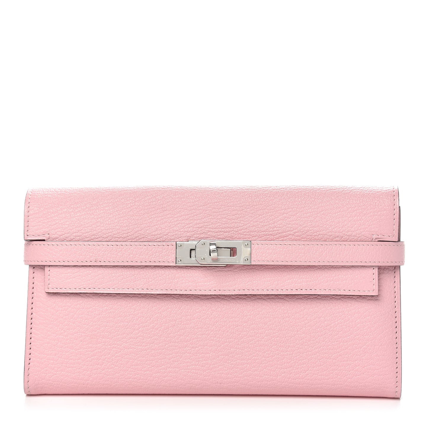 Chevre Mysore Kelly Longue Wallet Rose Sakura