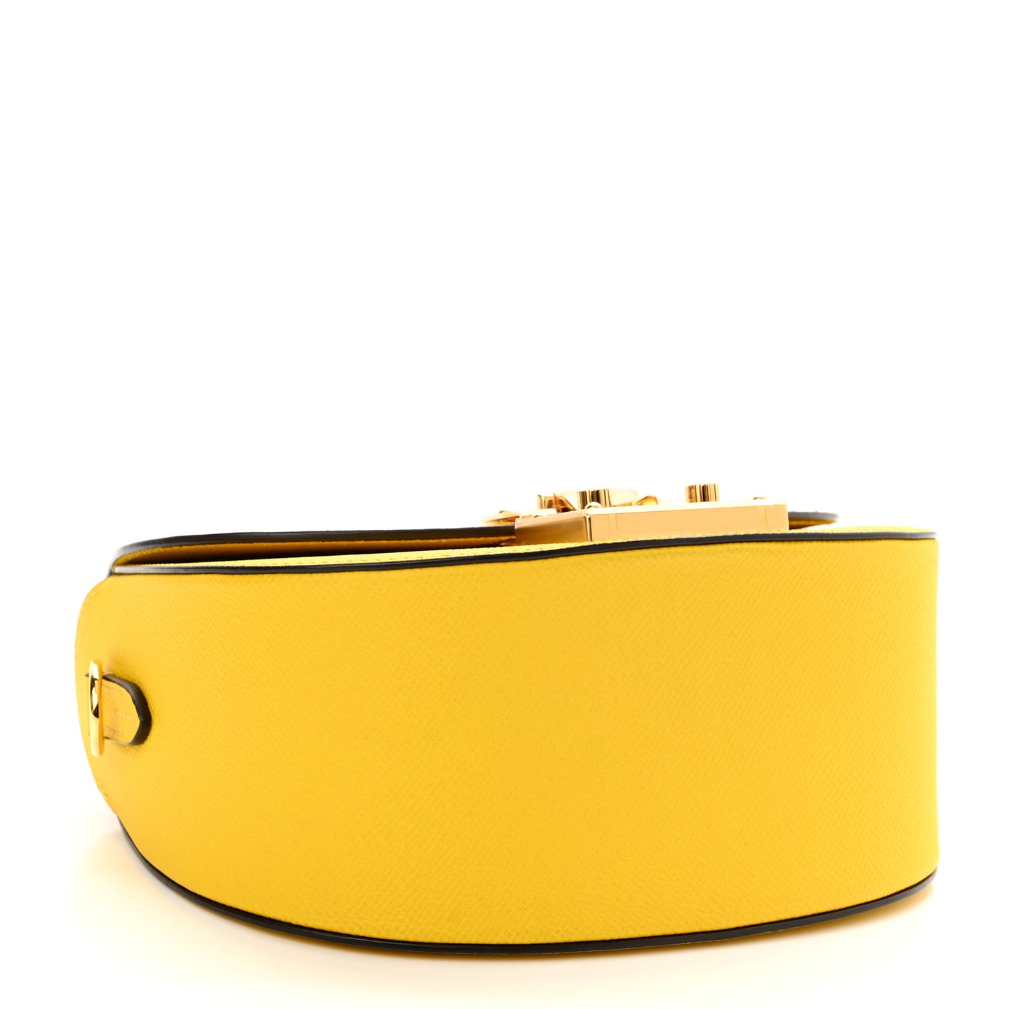 Carat Calfskin Flori PM Citrine