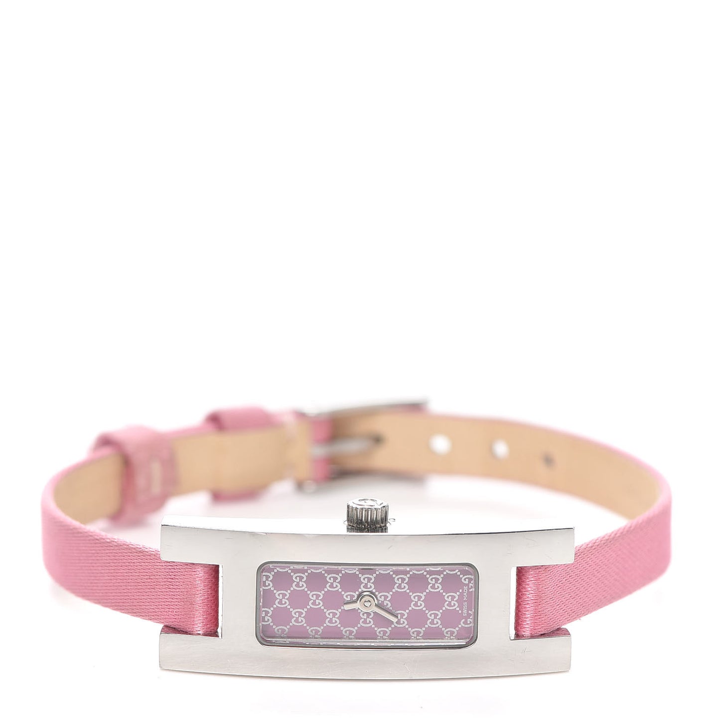 Stainless Steel Satin 12mm 3900L Quartz Watch Pink