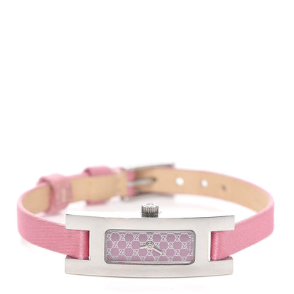 Gucci Stainless Steel Satin 12mm 3900L Quartz Watch Pink 2 of 4
