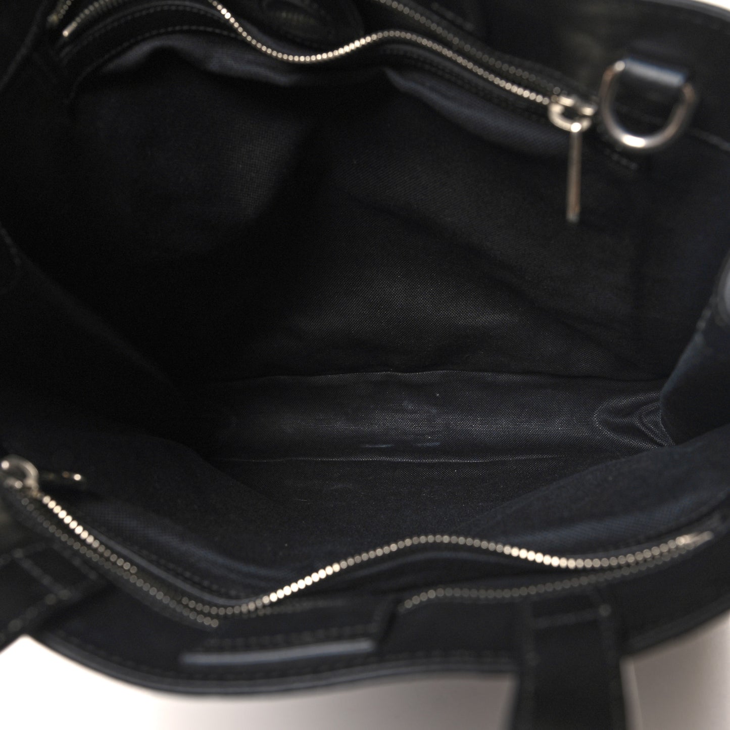 Soft GG Supreme Monogram Appia Calfskin Web Vertical Tote Black
