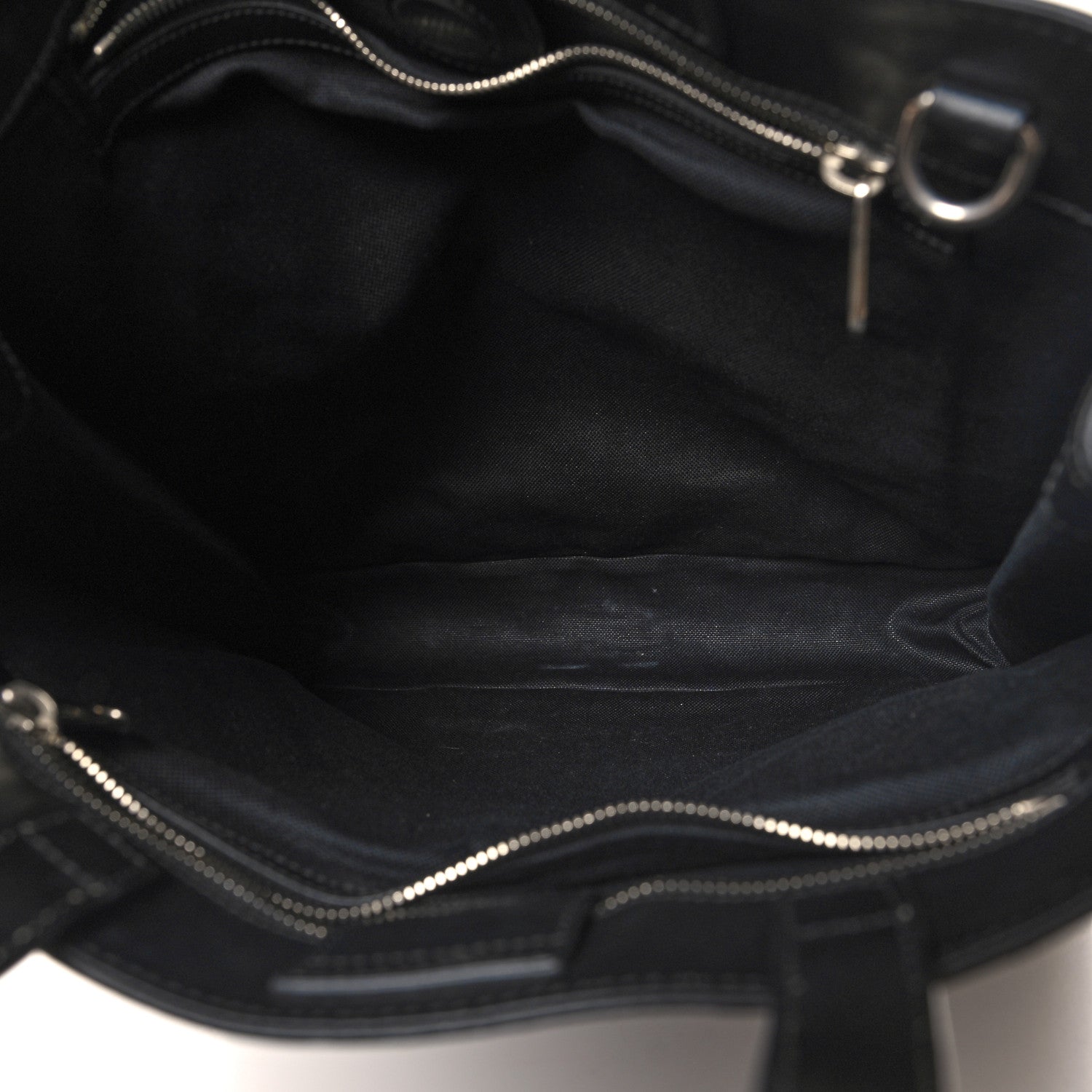 Gucci Soft GG Supreme Monogram Appia Calfskin Web Vertical Tote Black 5 of 10