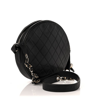 Chanel Caviar Quilted Round Shoulder Bag Black 2 of 15