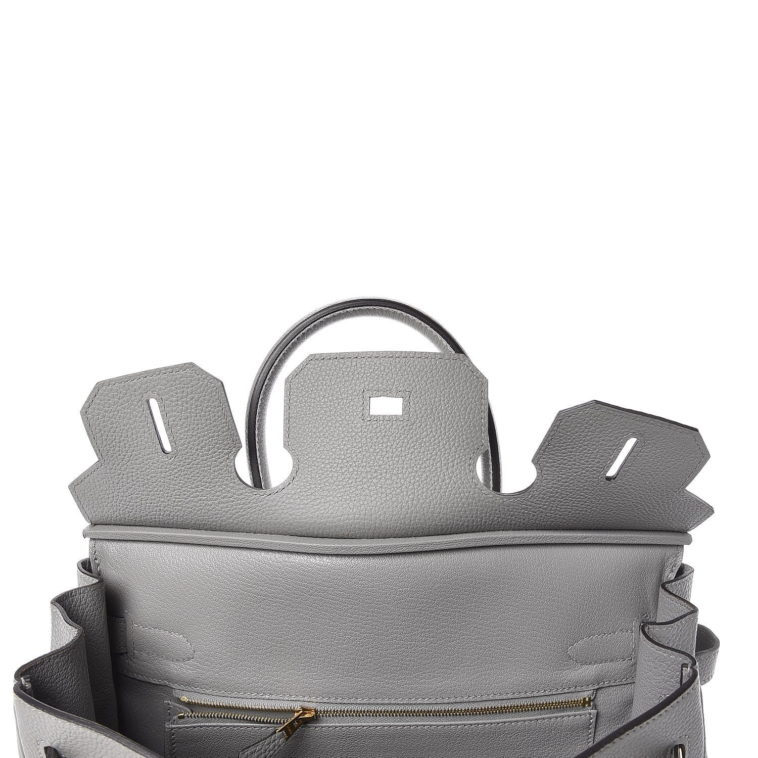 Hermes Togo Birkin 30 Gris Mouette 9 of 34