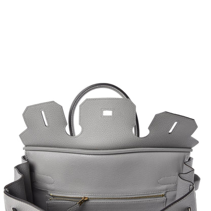 Hermes Togo Birkin 30 Gris Mouette 9 of 34