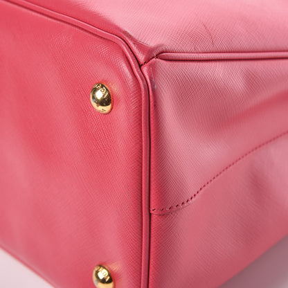 Prada Saffiano Lux Small Tote Peonia 16 of 19