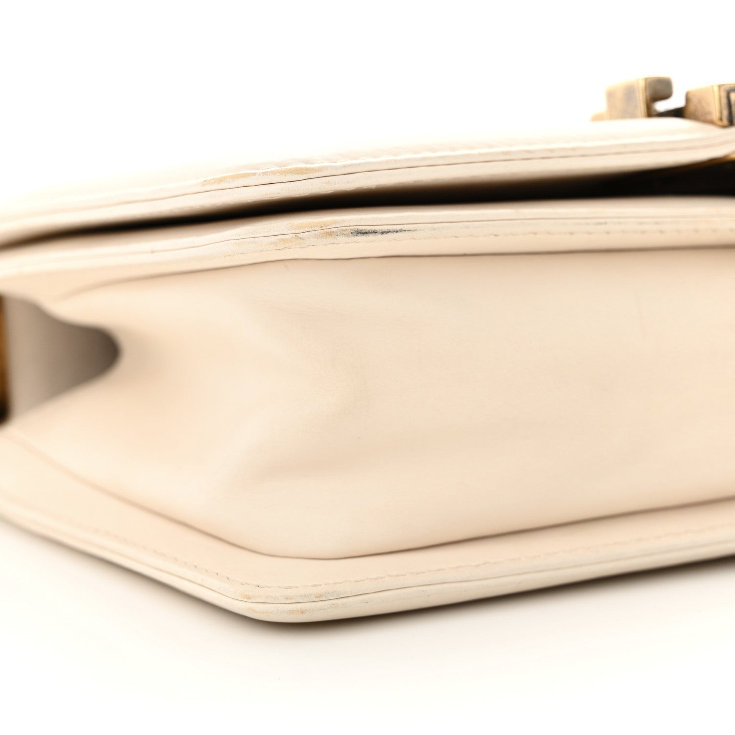 Chanel Glazed Calfskin Small Boy Flap Ivory 9 of 15