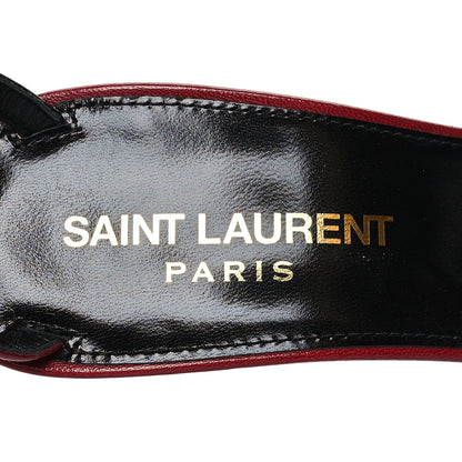 Saint Laurent Calfskin Kristen 95 Sandal Heels 36 Red 7 of 7