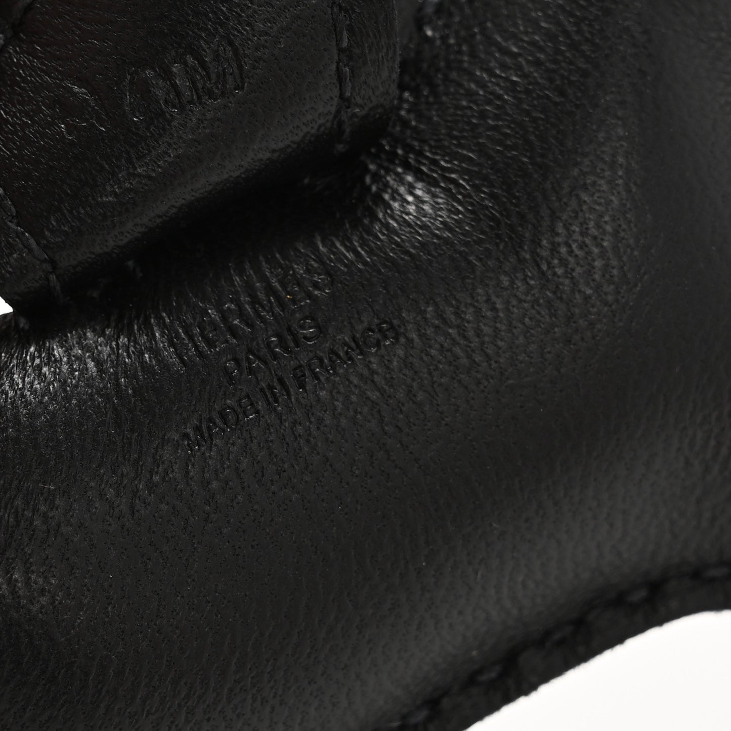Milo Lambskin Grigri Rodeo Horse Bag Charm PM So Black