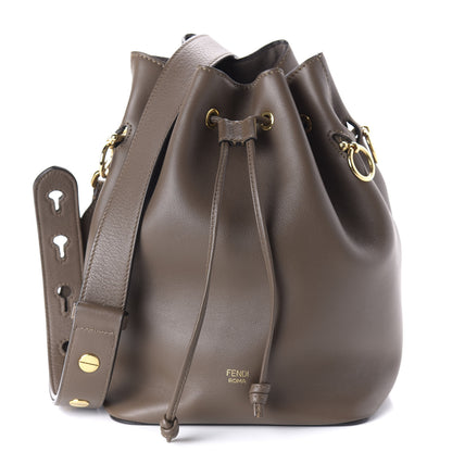 Fendi Vitello Grace Matte F is Fendi Grande Mon Tresor Bucket Bag Tortora 1 of 9