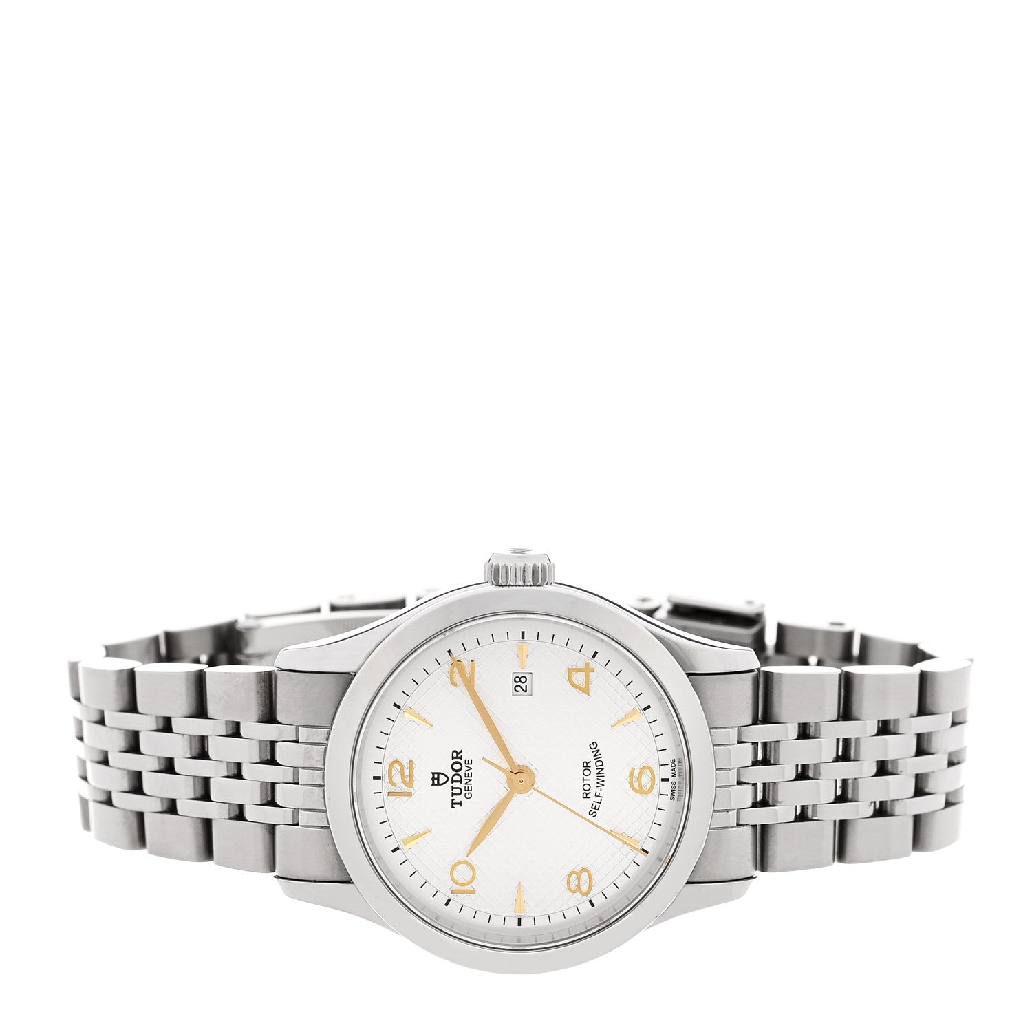 TUDOR Stainless Steel 28mm 1926 Automatic Watch White 91350 2 of 5