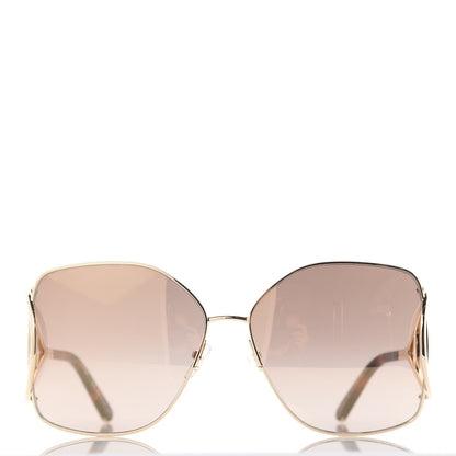 Chloe Jackson Oversized Square Sunglasses CE135S Gold 3 of 6