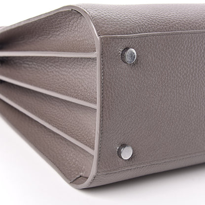 Saint Laurent Grained Calfskin Small Sac De Jour Fog 9 of 10