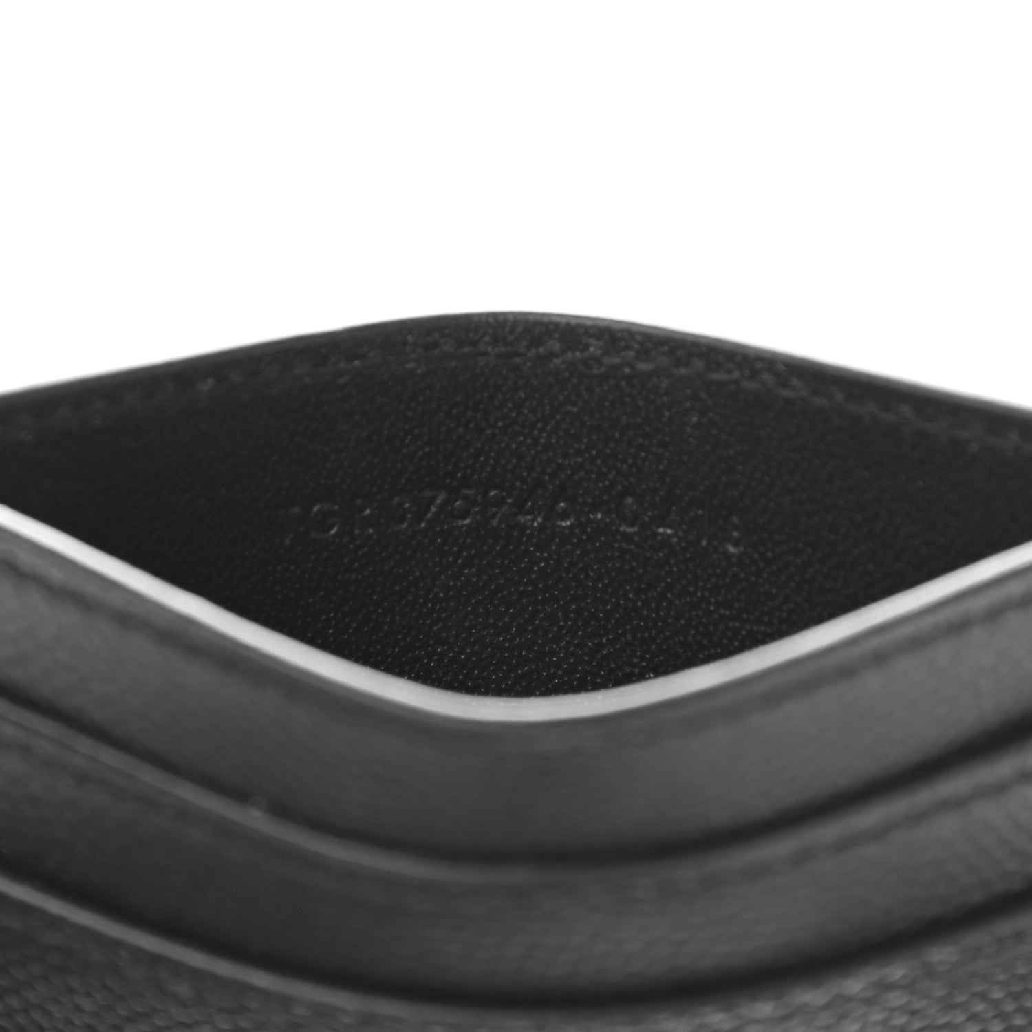 Saint Laurent Grain De Poudre Card Case Black 7 of 8