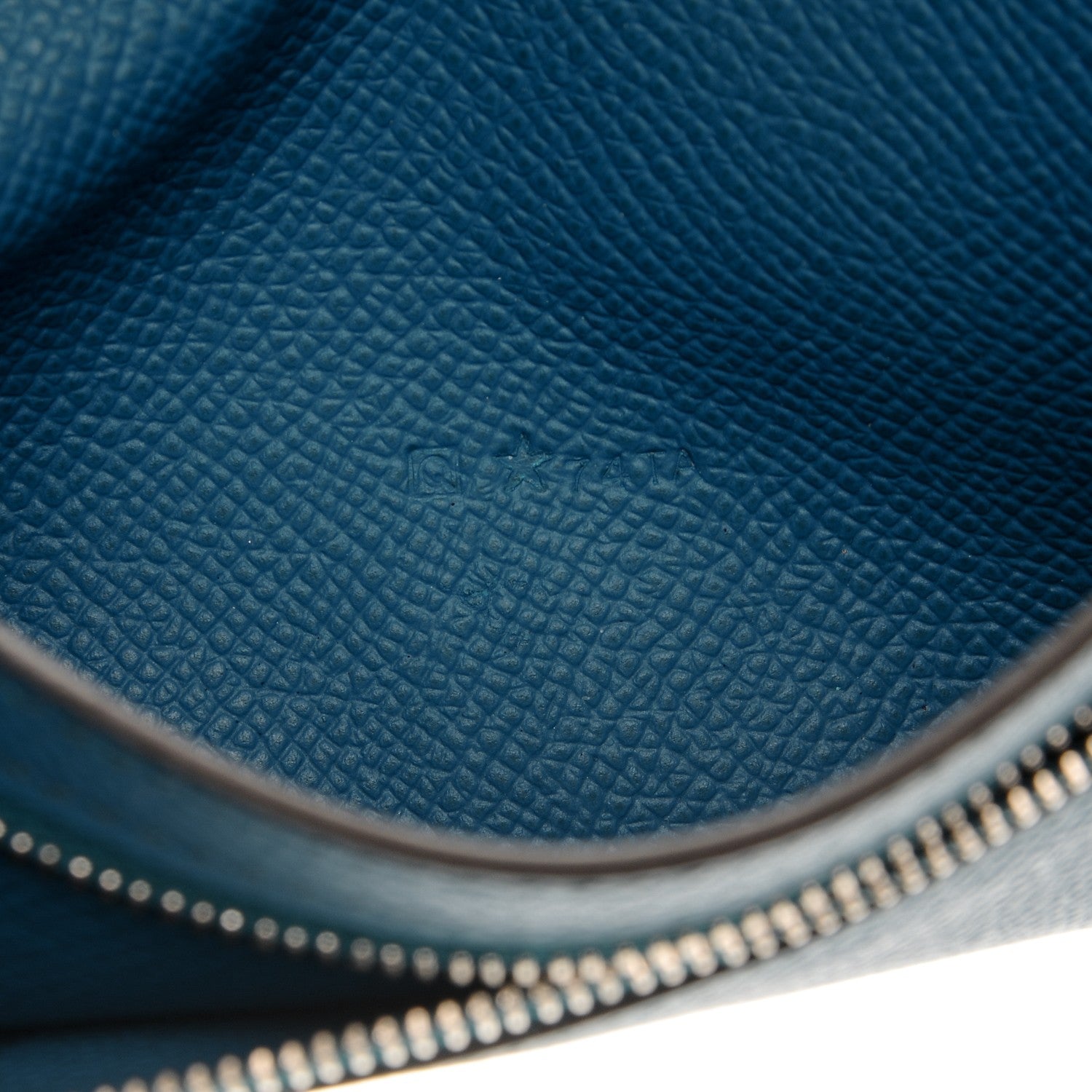 Hermes Epsom Bearn Gusset Wallet Bleu Izmir 8 of 8