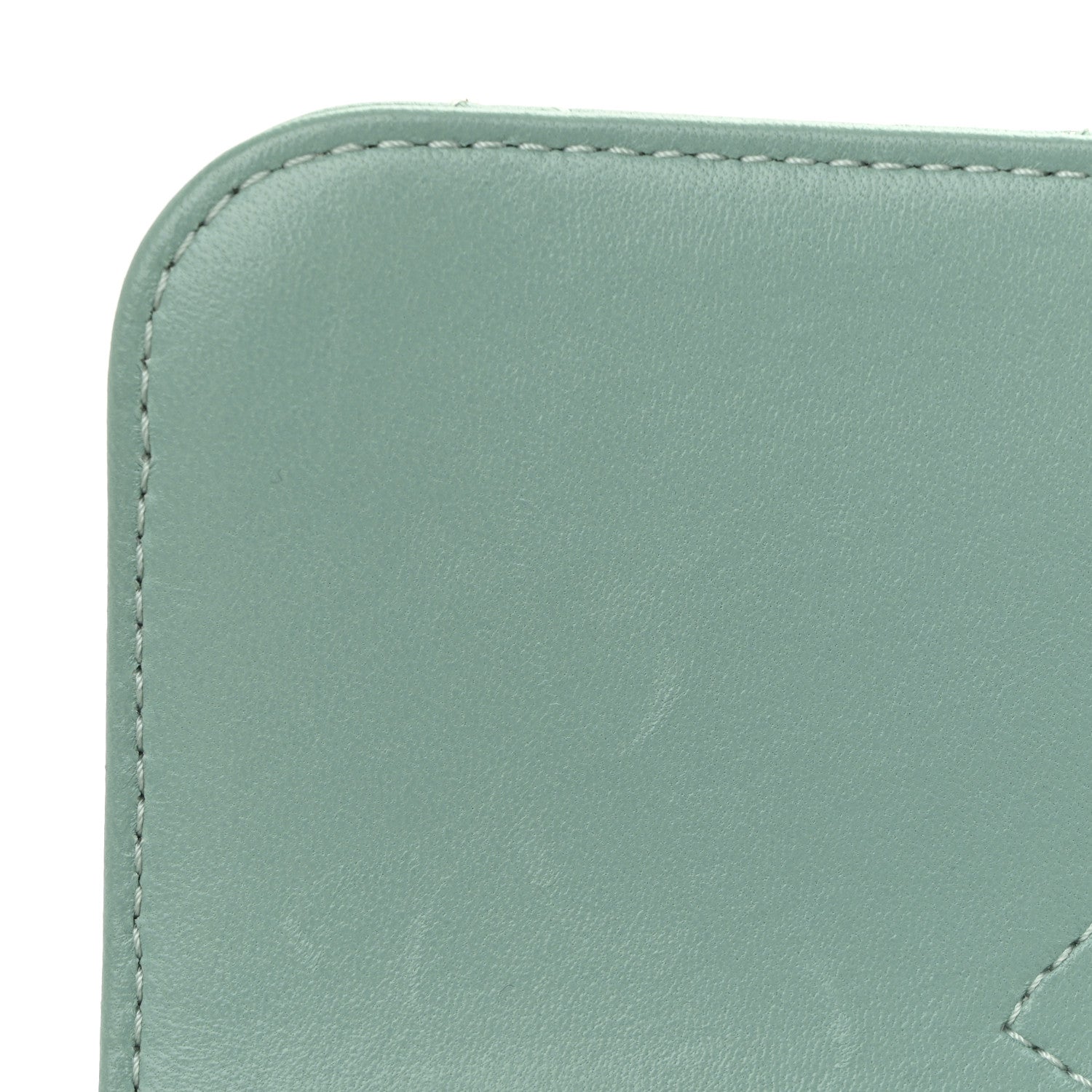 Chanel Lambskin Quilted Small Trendy CC Flap Dual Handle Bag Turquoise 11 of 15