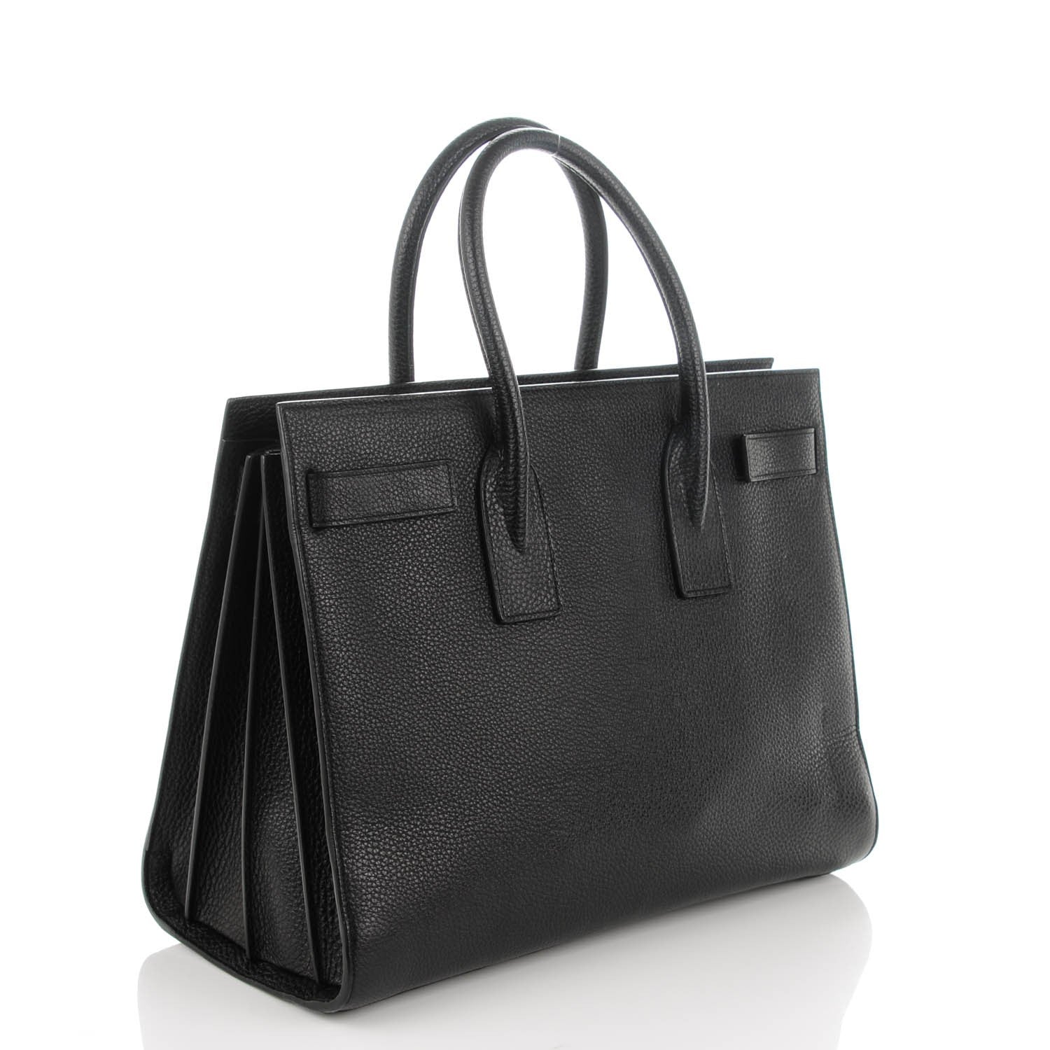 Saint Laurent Grained Calfskin Large Sac De Jour Black 3 of 7