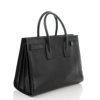 Saint Laurent Grained Calfskin Large Sac De Jour Black 3 of 7