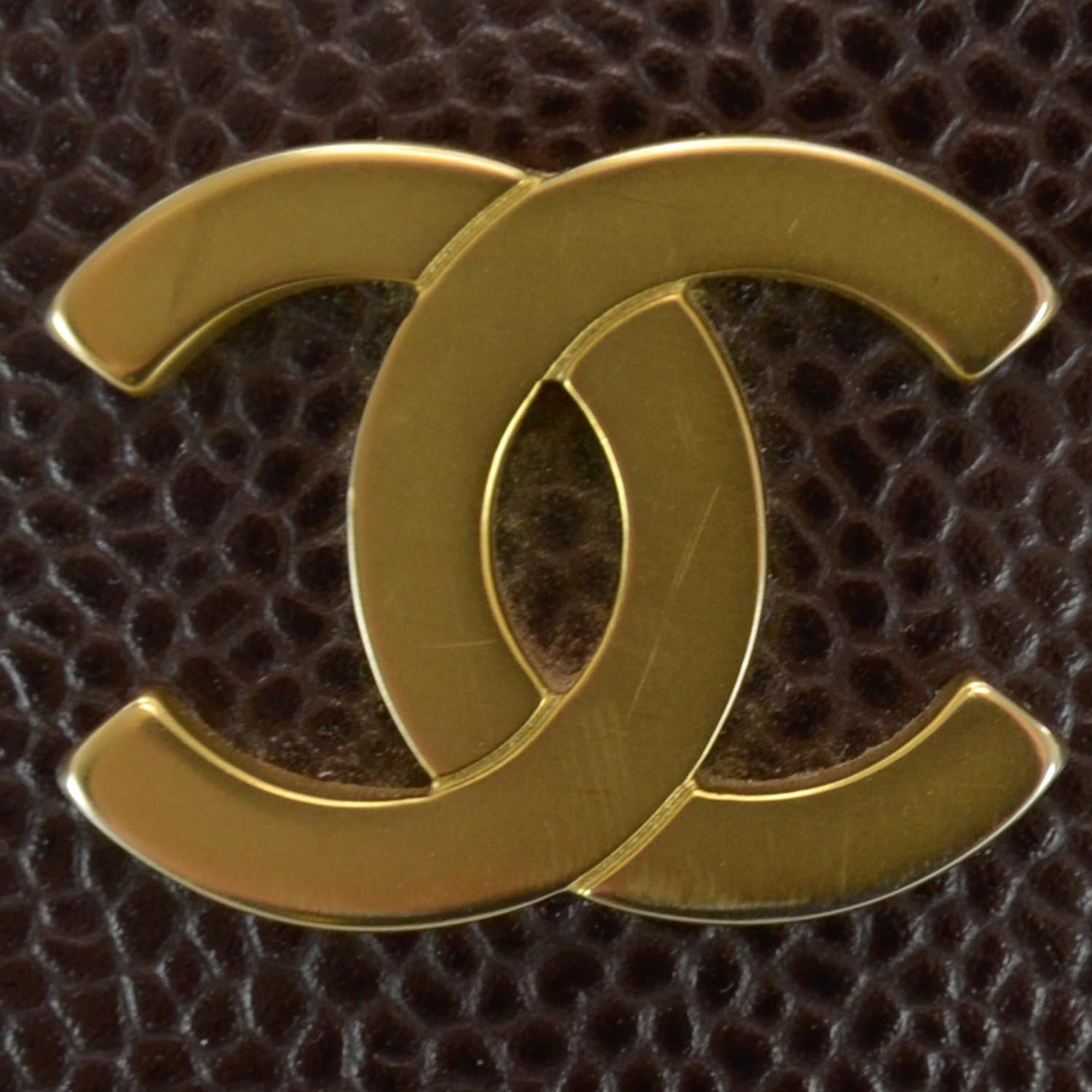 Chanel Caviar Shoulder Bag Brown 5 of 9