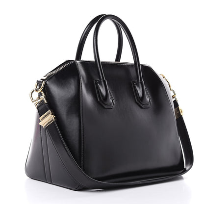 Givenchy Shiny Lord Calfskin Medium Antigona Black 3 of 17