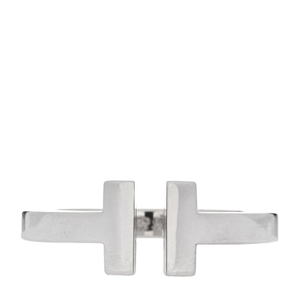 Tiffany Sterling Silver T Square Ring 52 6 1 of 4