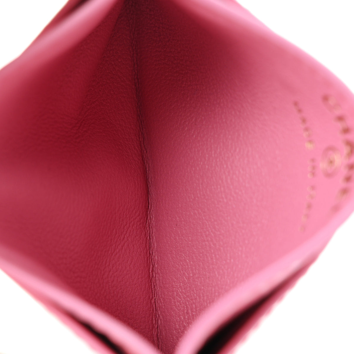 Chanel Iridescent Calfskin Crocodile Embossed Crococo Card Holder Pink 5 of 8