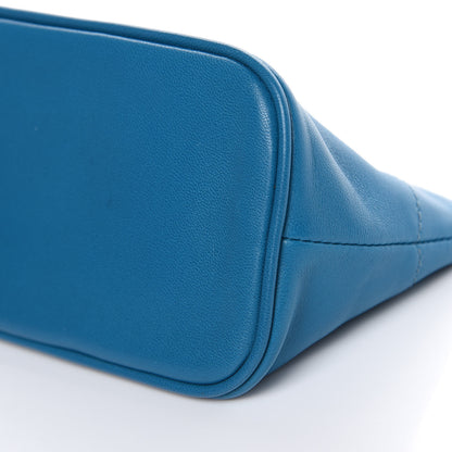 Hermes Lambskin Swift Tohubohu Pouch PM Bleu Izmir Bleu de Malte 8 of 8