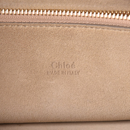 Chloe Suede Calfskin Medium Faye Shoulder Bag Tobacco 8 of 19