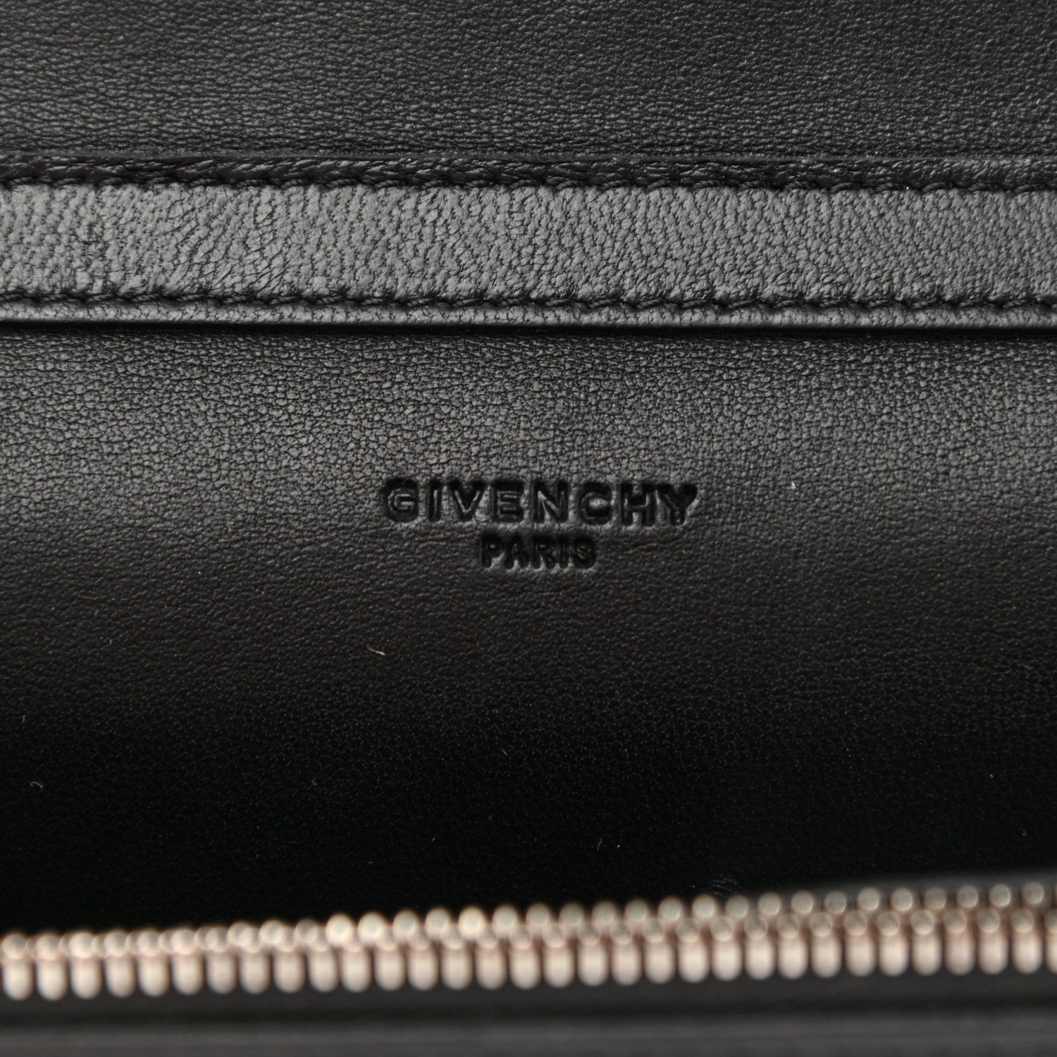 Givenchy Calfskin Star Pandora Chain Wallet Black 5 of 11
