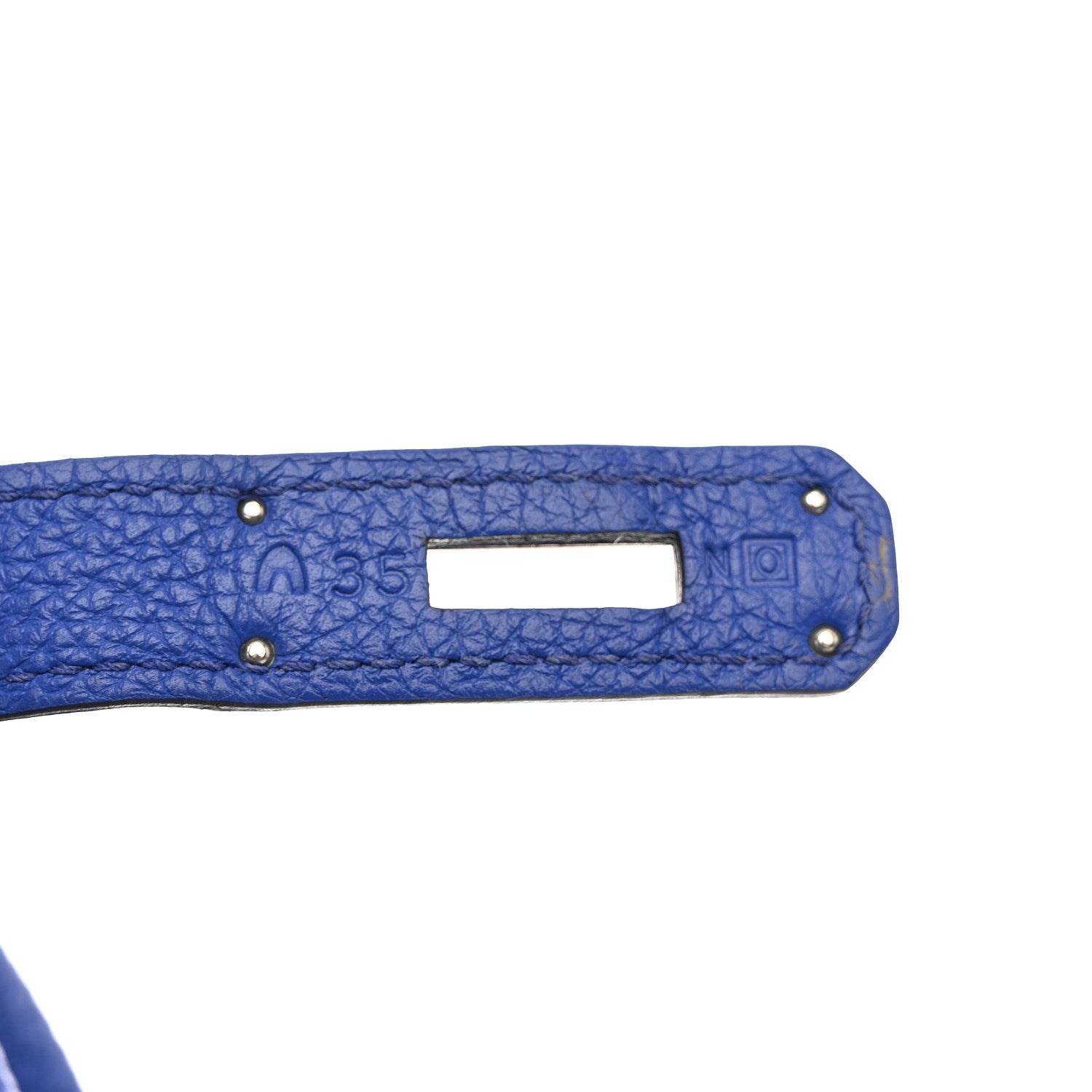 Hermes Togo Kelly Retourne 35 Bleu Electrique 7 of 15