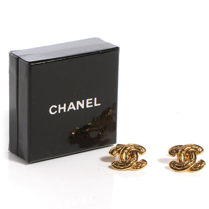 Chanel CC Cufflinks Gold 6 of 6