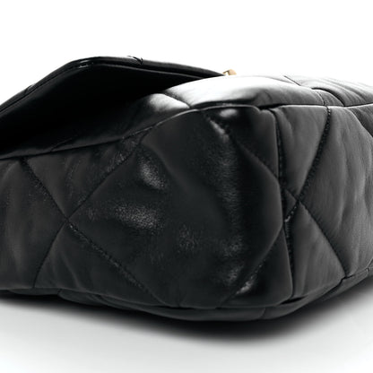 Chanel Lambskin Quilted Large Chanel 19 Flap Black 7 of 9