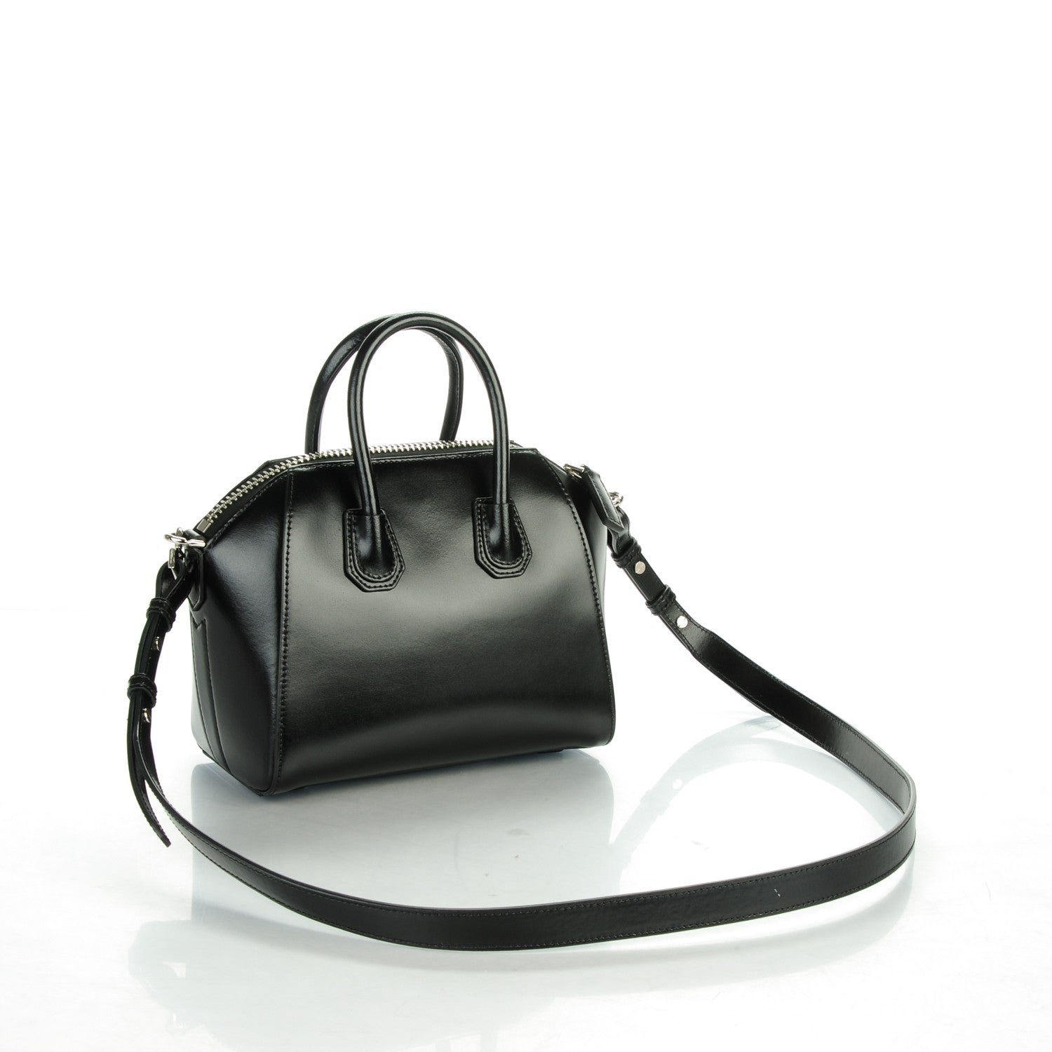 Givenchy Shiny Lord Calfskin Mini Antigona Black 3 of 7