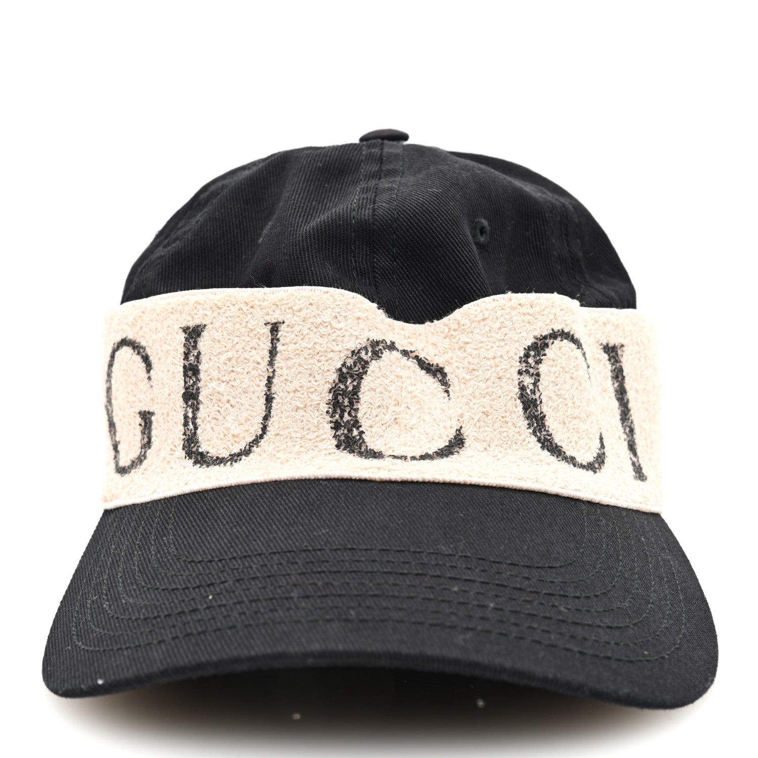 Gucci Gabardine Gucci Headband Baseball Hat XS Black 2 of 7