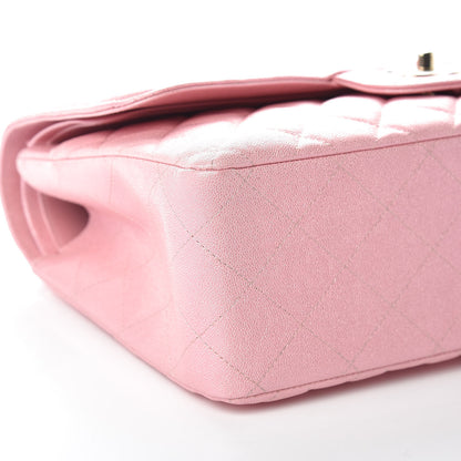 Chanel Iridescent Caviar Quilted Jumbo Double Flap Rose Pink 5 of 9